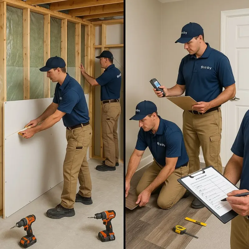 Repairs and Reconstruction process in Machias, ME